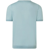T-Shirt MAERZ MUENCHEN "Maerz Muenchen 402900 T-Shirt Herren Bekleidung", Herren, Gr. 48, blau (tuerkis), 100% Wolle (Merino), Shirts T-Shirt