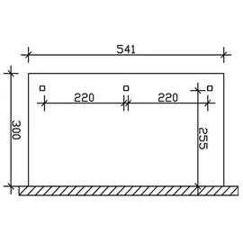 SKANHOLZ Andria 541 x 300 cm eiche hell