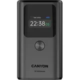 Canyon PB-130, 10000 mAh, PD, 30W, TFT-Display, dunkelgrau