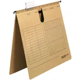 Falken Hängehefter UNIREG Karton natronbraun 1 x kaufmännische Heftung, 25 St.