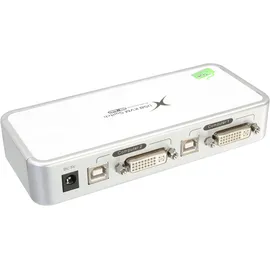 InLine KVM Switch, DVI, 2-fach, USB mit Audio
