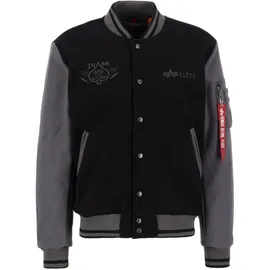 Alpha Industries Varsity Air Force Jacke Black M