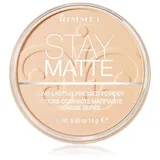 Rimmel London Stay Matte Pressed Powder transparent