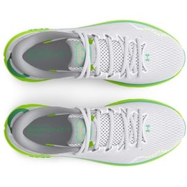 Under Armour HOVR Infinite 5 Laufschuhe Damen 101 white/lime surge/green breeze 38.5