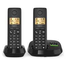 Gigaset PURE 100A Duo schwarz