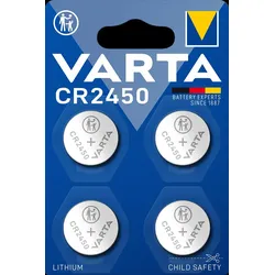 Varta Knopfzelle CR2450 Lithium 3V (4er Blister)