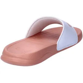 Puma Unisex Popcat 20 Slide Sandal, White-Deeva Peach, - 38