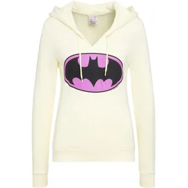 LOGOSHIRT Kapuzensweatshirt Batman-Logo Gelb M