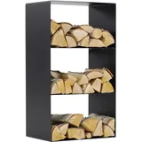 Magnus Brennholzregal R147 Stahl 45 x 30 x 80 cm Schwarz