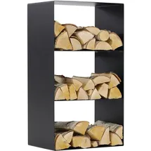 Magnus Brennholzregal R147 Stahl 45 x 30 x 80 cm Schwarz