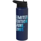 Juni 1965 Jahr 1965 Retro 1965 Vintage Limited Edition Stainless Steel Insulated Water Bottle