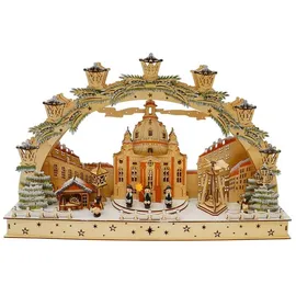 Hti-Living LED Schwibbogen Dresden Sternsinger