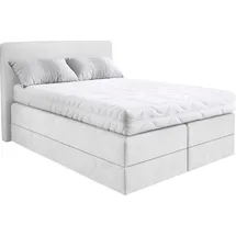 Westfalia Schlafkomfort Boxspringbett, wahlweise mit Kaltschaum-Topper weiß