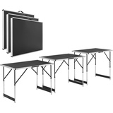 Juskys Klapptisch 100 x 60 cm schwarz