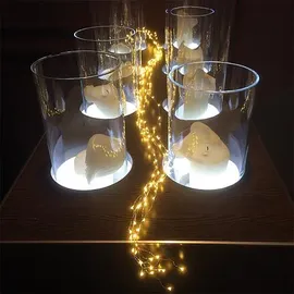EGB LED-Micro Bündellichterkette 1 m Warmweiß