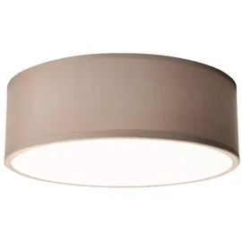 einlicht Deckenleuchte 1 E27 Fabric rund braun