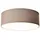 einlicht Deckenleuchte 1 E27 Fabric rund braun