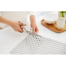 Rotho Spülbeckeneinlage Space Wonder zuschneidbar Kunststoff Grau Hellgrau