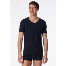 SCHIESSER Long Life Soft V-Ausschnitt schwarz M