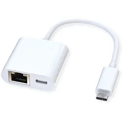 ROLINE USB 3.2 Gigabit Eth. Konverter+ 1x PD Port 100W - Digital/Daten - Netzwer
