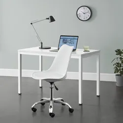 Bürostuhl Atherton Kunstleder Weiß