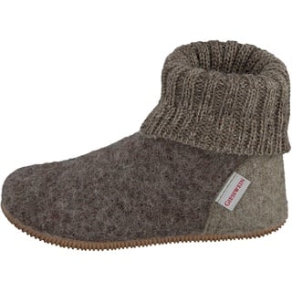 Giesswein Wildpoldsried Kids, Hüttenschuhe Unisex-Kinder, Taupe 262, 33 EU