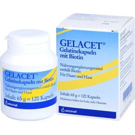 Almirall Hermal GmbH Gelacet Gelatinekapseln mit Biotin 120 St.