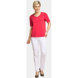 GOLDNER Halbarm Basic-Shirt Rot 44