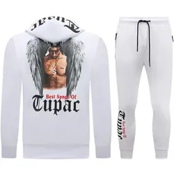 Top Star  Jogginganzüge Pac Jogginganzug Für Tupac  in Weiss, EU M