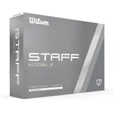 Wilson Staff Model X Golfball, White,