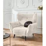 LEONIQUE Sessel »Ariana«, Stylischer Hochlehner bzw. Ohrensessel beige