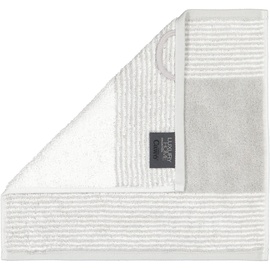 CAWÖ Luxury Home Two-Tone 590 Seiflappen 30 x 30 cm platin