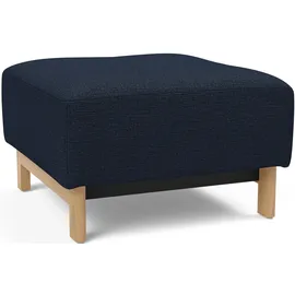 Innovation Living Polsterhocker 100% Polyester 65 x 40 x 65 cm Blau