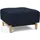 Innovation Living Polsterhocker 100% Polyester 65 x 40 x 65 cm Blau