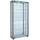 VCM Wandvitrine Vitrosa Maxi 59 x 18 x 115 cm Silber