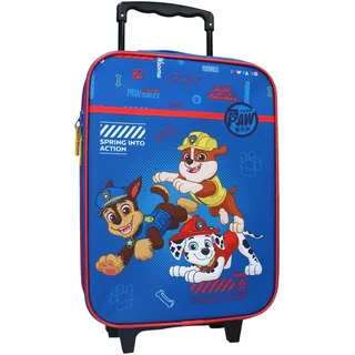 Vadobag Paw Patrol Trolley Koffer 12 L Jungen Handgepäck Kinder Kinderkoffer Reisekoffer Spielzeug Kindertrolley Innenmaße: 40 x 30 x 10 cm
