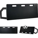 Vevor Fußball Rebound Board, Tragbares Prellwand Brett 100 x 40 cm, Rebounder Wand-Rebound-Ausrüstung, Kinder & Jugendliche, Doppel-Winkel-Board ... - Schwarz