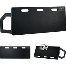 Vevor Fußball Rebound Board, Tragbares Prellwand Brett 100 x 40 cm, Rebounder Wand-Rebound-Ausrüstung, Kinder & Jugendliche, Doppel-Winkel-Board ... - Schwarz