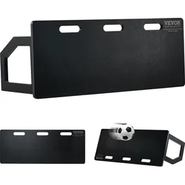 Vevor Fußball Rebound Board, Tragbares Prellwand Brett 100 x 40 cm, Rebounder Wand-Rebound-Ausrüstung, Kinder & Jugendliche, Doppel-Winkel-Board ... - Schwarz