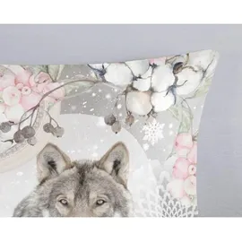 Muller Textiles hip Bettwäsche Isaci Flanell grau Baumwolle B/L: ca. 135x200 cm + grau