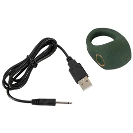 Emerald Love Vibro-Penisring „Luxurious Vibro Cock Ring“, 10 Vibrationsmodi, wasserdicht, grün