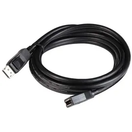 Club 3D DisplayPort Verlängerungskabel 3,00 m Schwarz