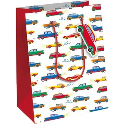 Clairefontaine 6x Autos, Kinder, Geschenktasche M 21,5x10x25cm - Mehrfarbig 32472-3C