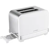 Grossag Edelstahl-Toaster Weiß