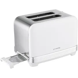 Grossag Edelstahl-Toaster Weiß