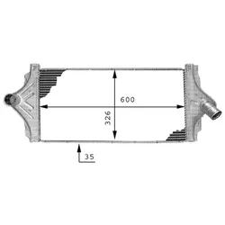 MAHLE Ladeluftkühler BEHR HELLA SERVICE *** PREMIUM LINE  für RENAULT 6025312322 CI 64 000P