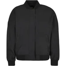 URBAN CLASSICS Damen Bomberjacke Oversized hell aus recyceltem Material schwarz XL