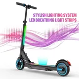 GiGaBlue Evercross EV06C E-Scooter / Elektroroller Blau (6,5 Zoll, ab 6-12 Jahre, faltbar, 3 Gänge)