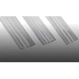 Polycarbonat H-Profil in Glasklar - 16 x 2500 mm – Verbindungsprofil für 6 mm Stegplatten – ideales Kunststoffprofil für senkrechte Verglasungen