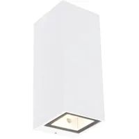 QAZQA Moderne Wandleuchte weiß GU10 AR70 IP54 - Baleno
